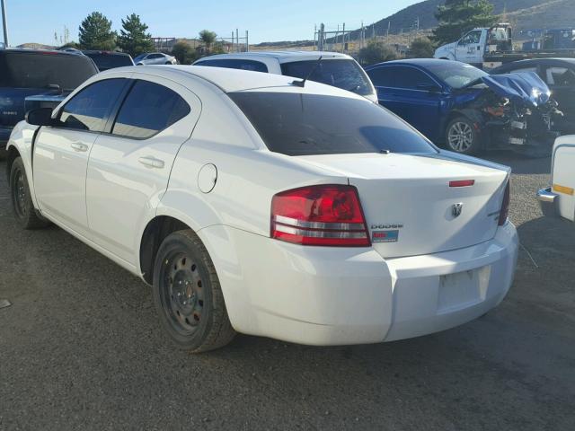 1B3CC4FB9AN182128 - 2010 DODGE AVENGER SX WHITE photo 3