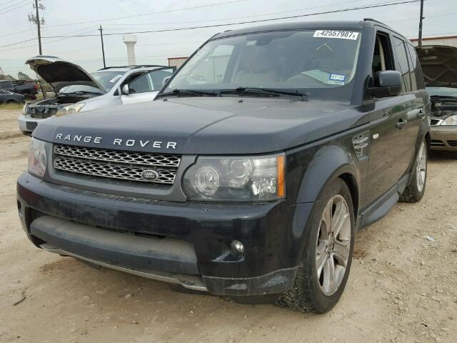 SALSH2E40BA716749 - 2011 LAND ROVER RANGE ROVE BLACK photo 2