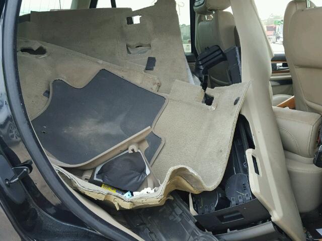 SALSH2E40BA716749 - 2011 LAND ROVER RANGE ROVE BLACK photo 6