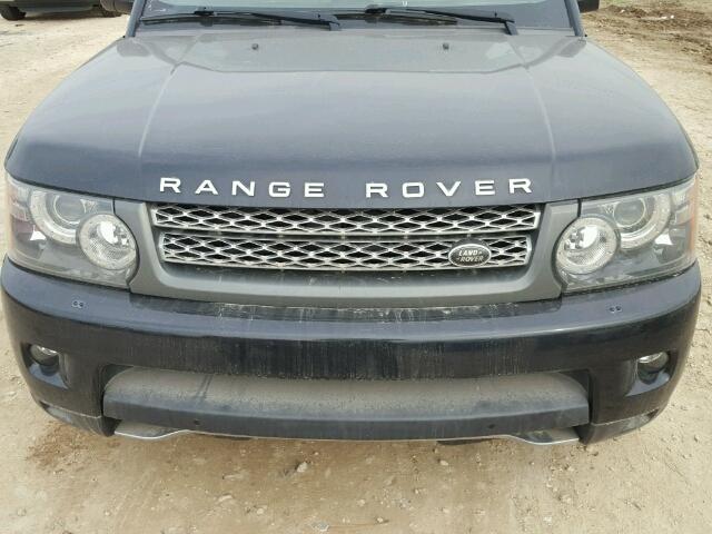 SALSH2E40BA716749 - 2011 LAND ROVER RANGE ROVE BLACK photo 7