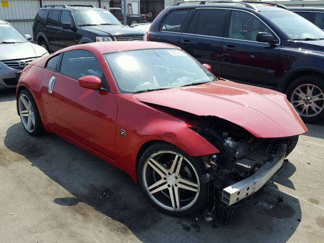 JN1AZ34E03T013757 - 2003 NISSAN 350Z COUPE RED photo 1