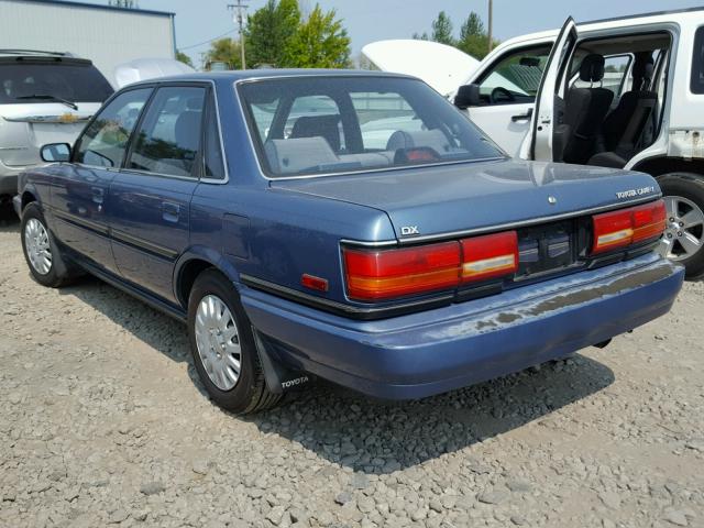 JT2SV21E9M3450405 - 1991 TOYOTA CAMRY DLX BLUE photo 3