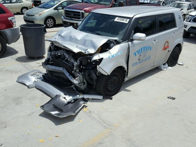 JTLKE50E491069630 - 2009 TOYOTA SCION XB Silber Foto 2