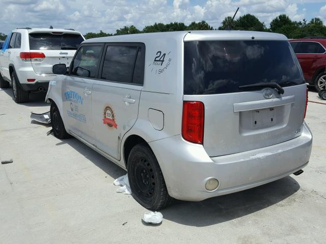 JTLKE50E491069630 - 2009 TOYOTA SCION XB Silber Foto 3