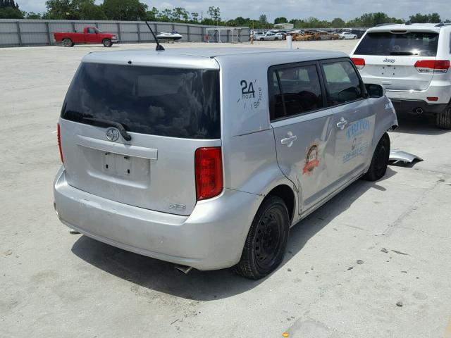 JTLKE50E491069630 - 2009 TOYOTA SCION XB Silber Foto 4