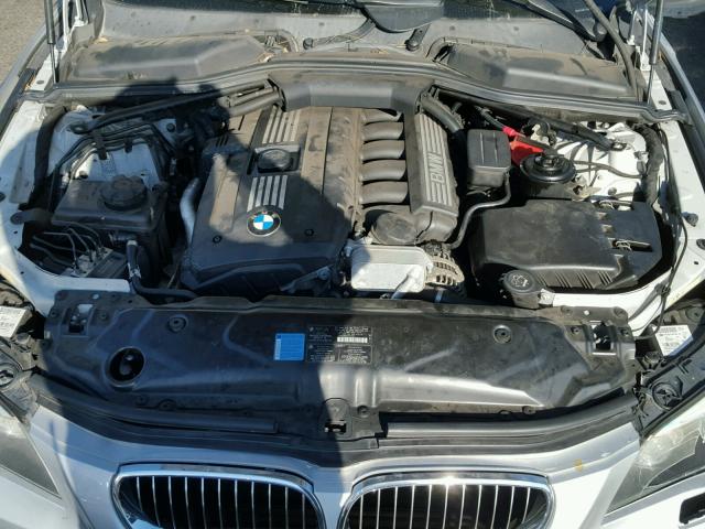 WBANU53518CT13760 - 2008 BMW 528 I SILVER photo 7