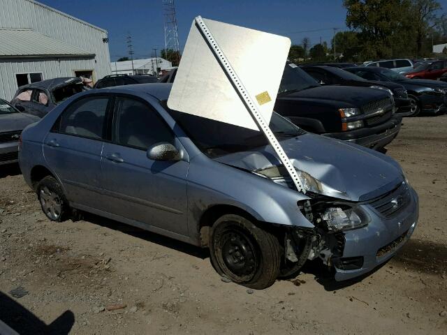 KNAFE122775409350 - 2007 KIA SPECTRA EX BLUE photo 9