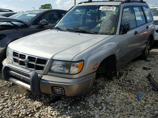 JF1SF6554XH715928 - 1999 SUBARU FORESTER S SILVER photo 2