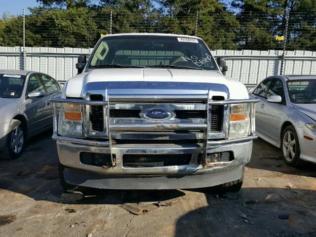 1FTWW31R49EB14428 - 2009 FORD F350 WHITE photo 9