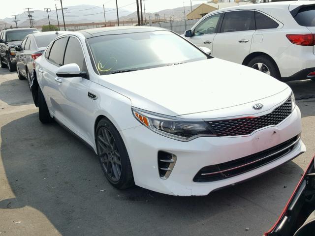 5XXGW4L2XGG017706 - 2016 KIA OPTIMA SX WHITE photo 1