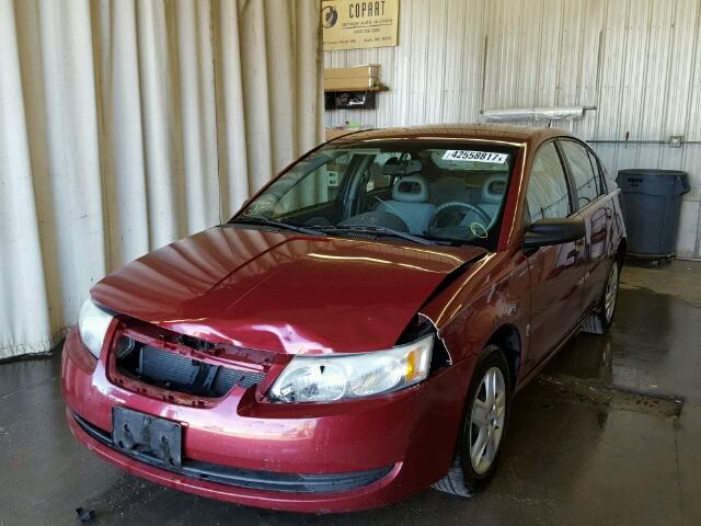 1G8AJ55F37Z102940 - 2007 SATURN ION MAROON photo 2