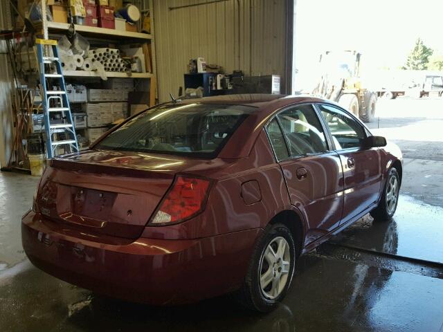 1G8AJ55F37Z102940 - 2007 SATURN ION MAROON photo 4