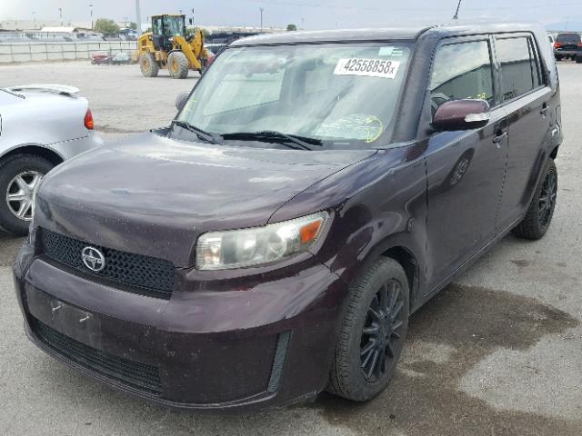 JTLZE4FE4A1105630 - 2010 TOYOTA SCION XB Burdeos foto 2