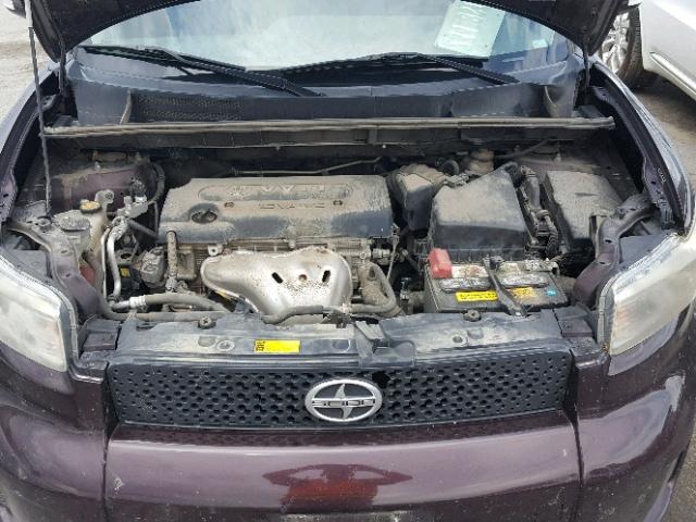 JTLZE4FE4A1105630 - 2010 TOYOTA SCION XB Burdeos foto 7