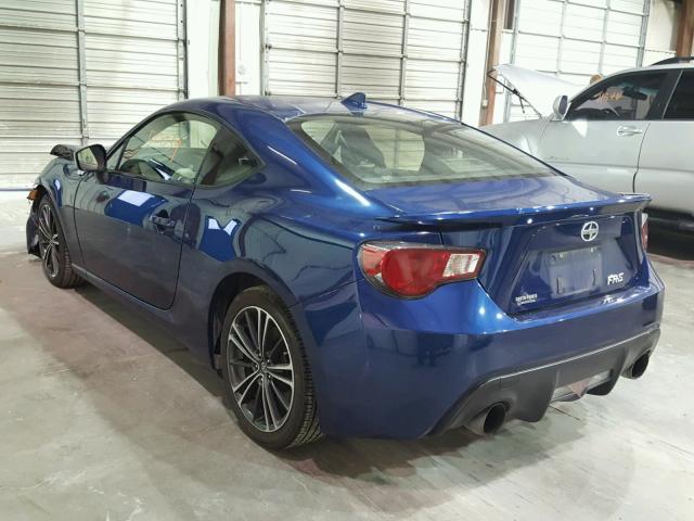 JF1ZNAA13F9702975 - 2015 TOYOTA SCION FR-S ლურჯი ფოტო 3