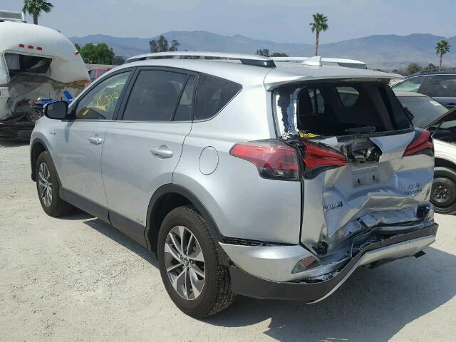 JTMRJREV0GD053023 - 2016 TOYOTA RAV4 HV XL SILVER photo 3