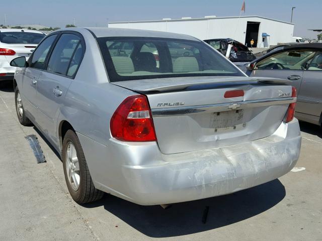 1G1ZT54895F230287 - 2005 CHEVROLET MALIBU LS ნაცრისფერი ფოტო 3