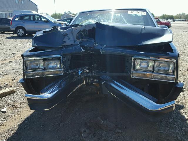 3GCCW80H9HS912050 - 1987 CHEVROLET EL CAMINO BLUE photo 9