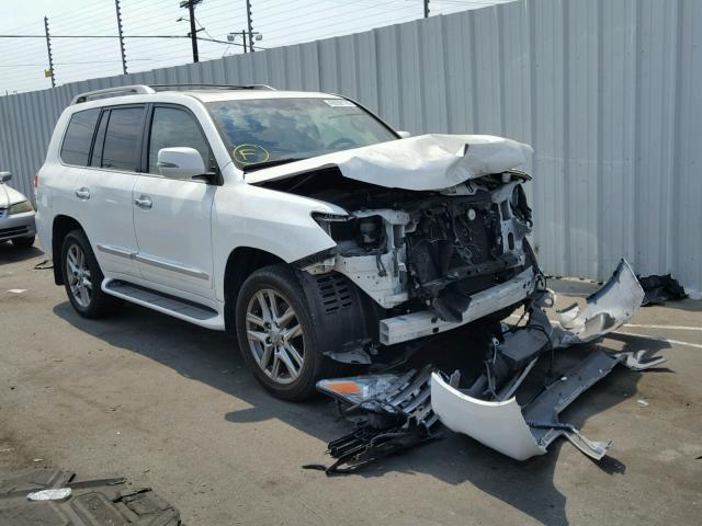 JTJHY7AX2E4141231 - 2014 LEXUS LX 570 WHITE photo 1