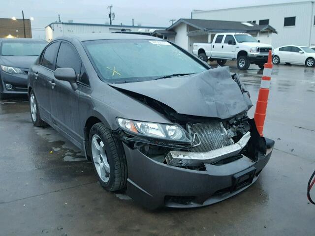 2HGFA16599H532678 - 2009 HONDA CIVIC LX GRAY photo 1