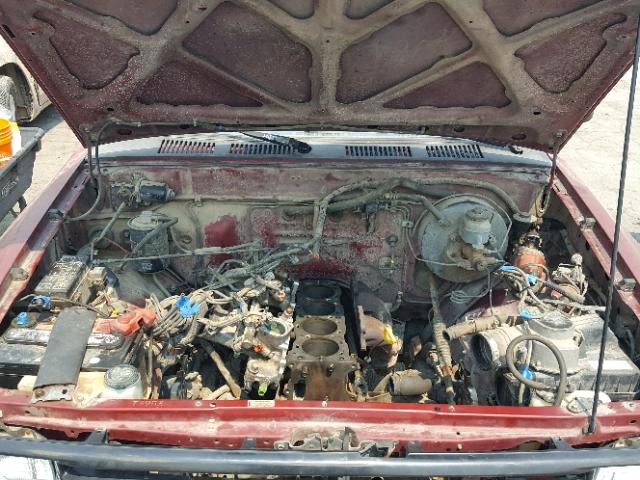 JT4RN81A1M0065072 - 1991 TOYOTA PICKUP 1/2 MAROON photo 7