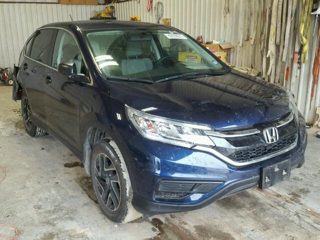 2HKRM3H41GH520743 - 2016 HONDA CR-V SE BLUE photo 1