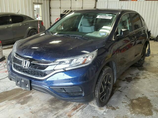 2HKRM3H41GH520743 - 2016 HONDA CR-V SE BLUE photo 2