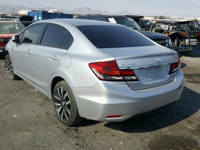 2HGFB2F92FH538520 - 2015 HONDA CIVIC EXL 银色 照片 3