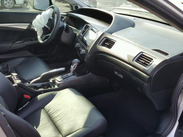 2HGFB2F92FH538520 - 2015 HONDA CIVIC EXL 银色 照片 5