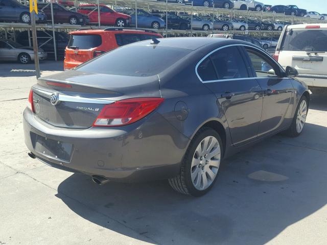 W04GZ5GV1B1079446 - 2011 BUICK REGAL CXL GRAY photo 4