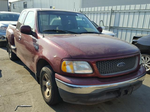 1FTRX07213KA54944 - 2003 FORD F150 BURGUNDY photo 1