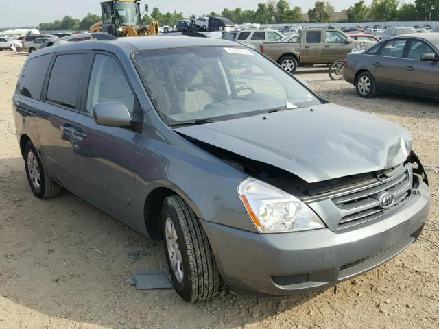 KNDMB233296286750 - 2009 KIA SEDONA EX BLUE photo 1