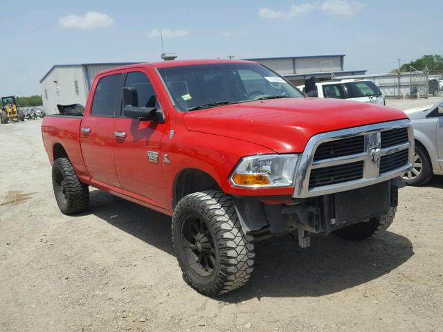 3C6UD5DL4CG180890 - 2012 DODGE RAM 2500 S RED photo 1