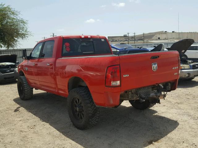 3C6UD5DL4CG180890 - 2012 DODGE RAM 2500 S RED photo 3