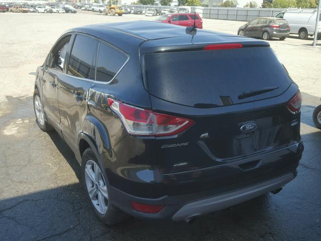 1FMCU9GX6EUC02054 - 2014 FORD ESCAPE SE BLACK photo 3