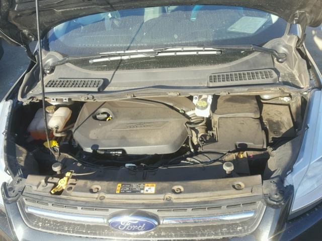 1FMCU9GX6EUC02054 - 2014 FORD ESCAPE SE BLACK photo 7