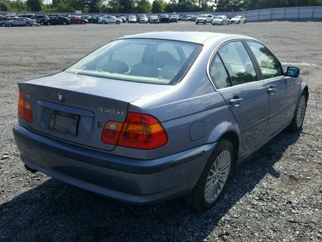 WBAEW53473PN31379 - 2003 BMW 330 XI BLUE photo 4