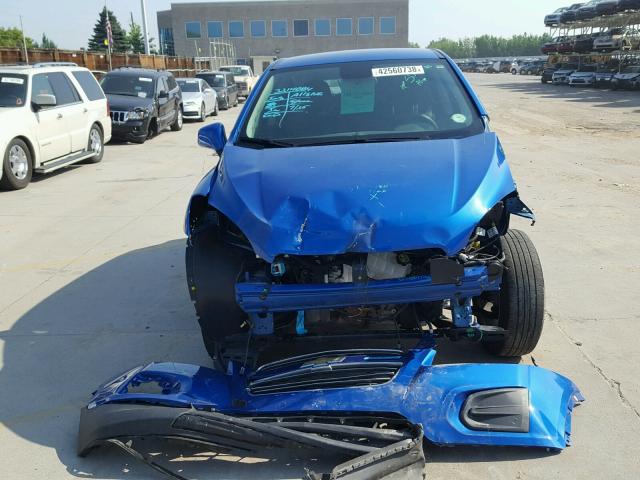 KL7CJNSBXGB663190 - 2016 CHEVROLET TRAX LS BLUE photo 9