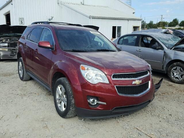 2CNALPEW8A6327753 - 2010 CHEVROLET EQUINOX RED photo 1