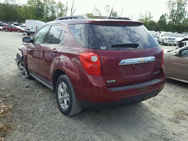 2CNALPEW8A6327753 - 2010 CHEVROLET EQUINOX RED photo 3