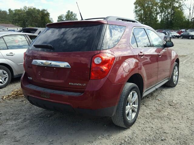 2CNALPEW8A6327753 - 2010 CHEVROLET EQUINOX RED photo 4