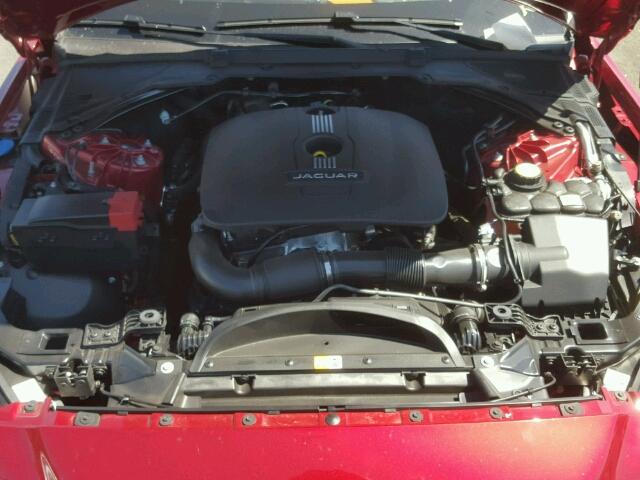 SAJAE4BG6HA964259 - 2017 JAGUAR XE PRESTIG RED photo 7