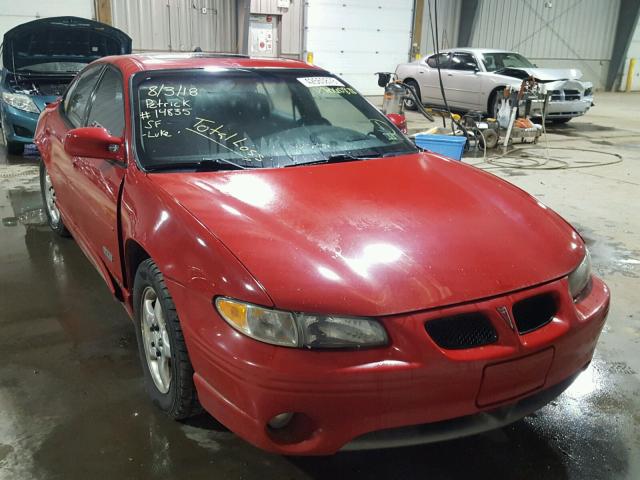 1G2WP5211VF342445 - 1997 PONTIAC GRAND PRIX RED photo 1