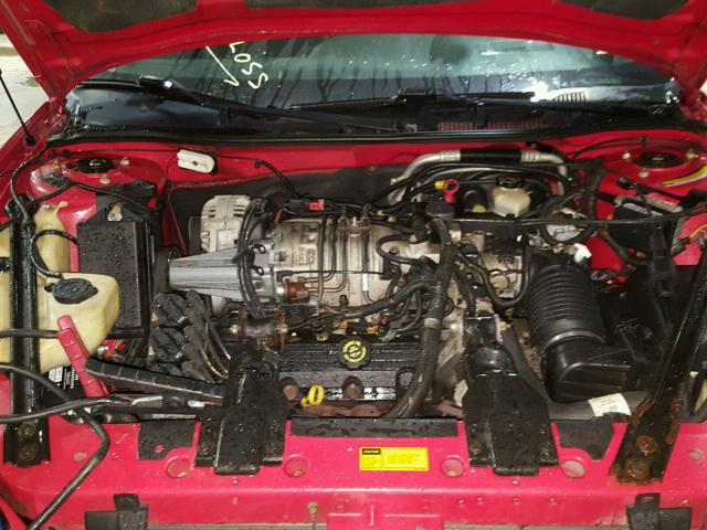 1G2WP5211VF342445 - 1997 PONTIAC GRAND PRIX RED photo 7