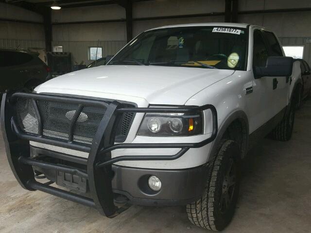 1FTPW14V16KD78088 - 2006 FORD F150 SUPER WHITE photo 2