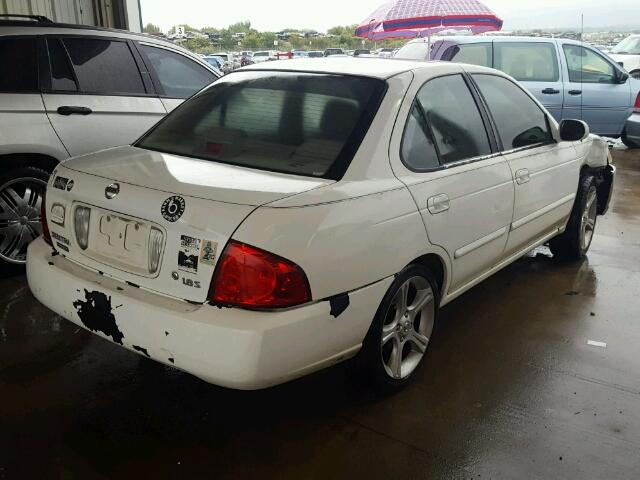 3N1CB51D44L844351 - 2004 NISSAN SENTRA 1.8 WHITE photo 4