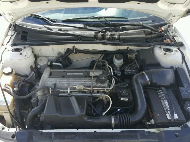 1G1JC12F557124484 - 2005 CHEVROLET CAVALIER WHITE photo 7