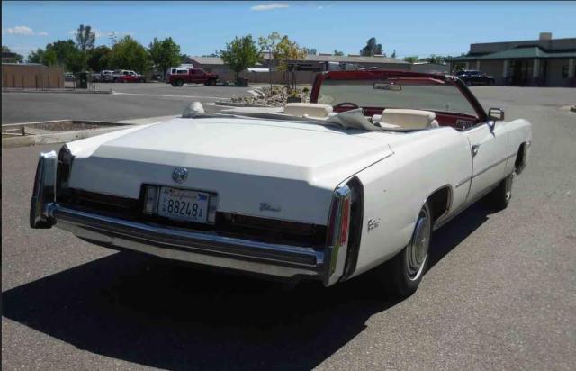 6L67S6Q143221 - 1976 CADILLAC EL DORADO WHITE photo 4