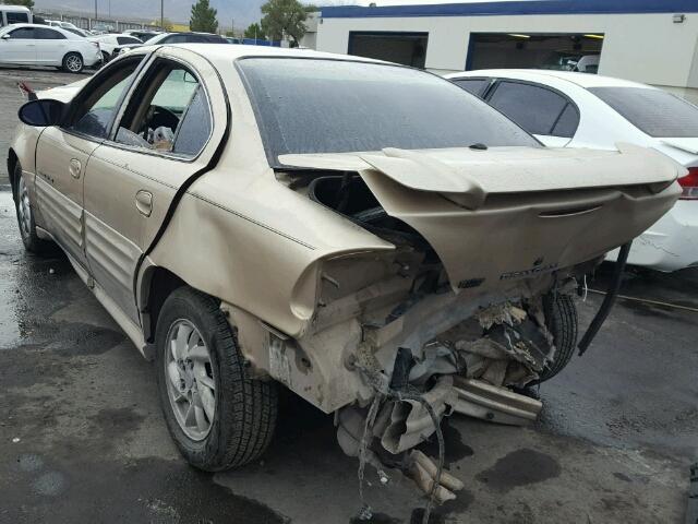 1G2NF52T41M511508 - 2001 PONTIAC GRAND AM S Qızıl foto 3