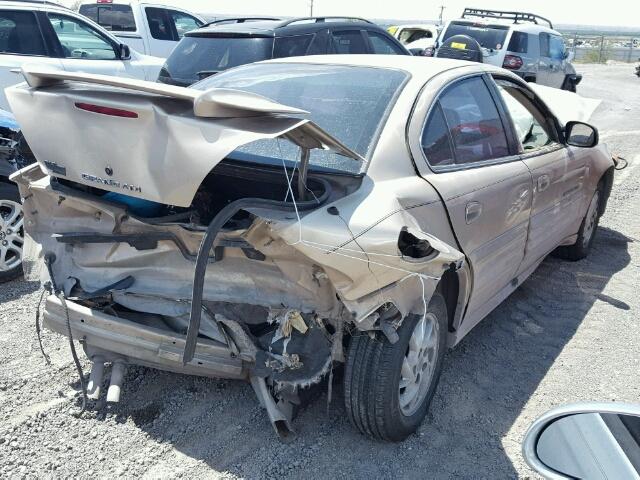 1G2NF52T41M511508 - 2001 PONTIAC GRAND AM S Qızıl foto 4